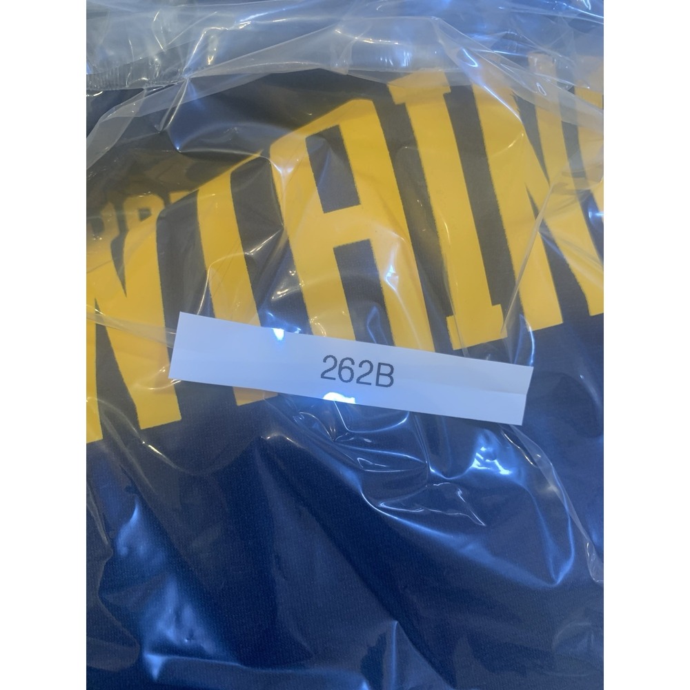 Nike Dri Fit West Virginia Mountaineers Hoodie Men's Size Medium Blue Sweatshirt - Picture 12 of 12